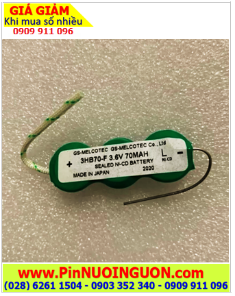 Pin 3HB70-F (Pin sạc 3.6V-70mAh), Pin nuôi nguồn 3HB70-F NiMh 3.6V-70mAh chính hãng 